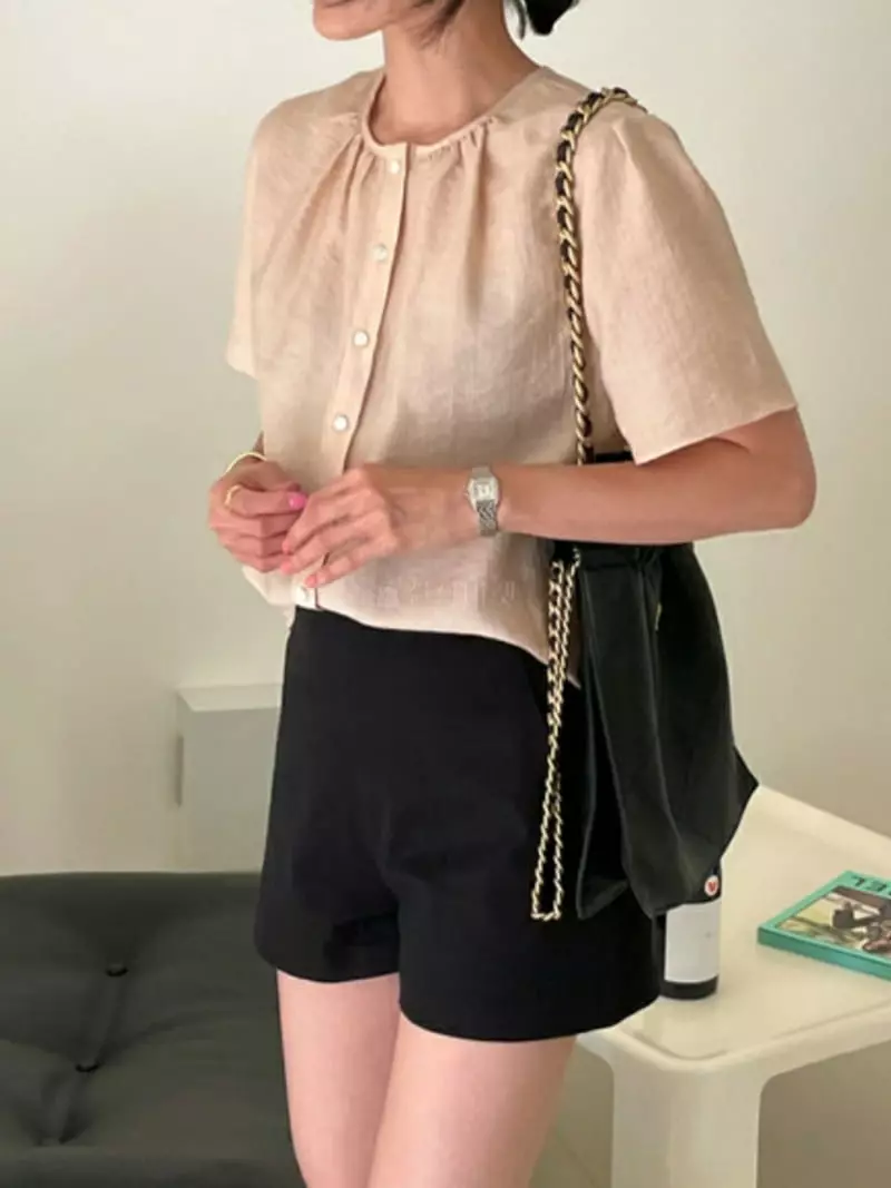 Ff - Korean Women Fashion - #vintageinspired - Day Blouse - 4