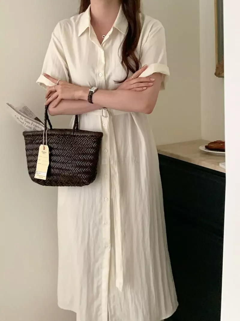 Ff - Korean Women Fashion - #womensfashion - With Belt One-piece - 11
