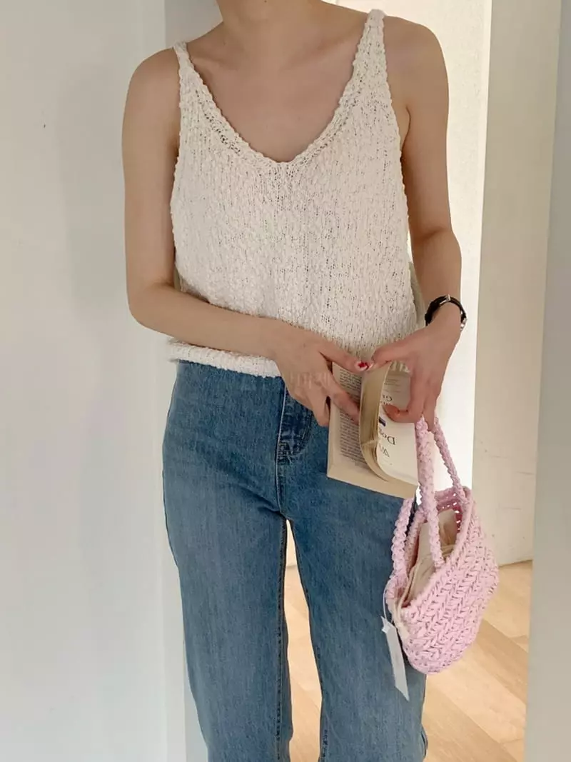 Ff - Korean Women Fashion - #womensfashion - Nono Sleeveless Knit