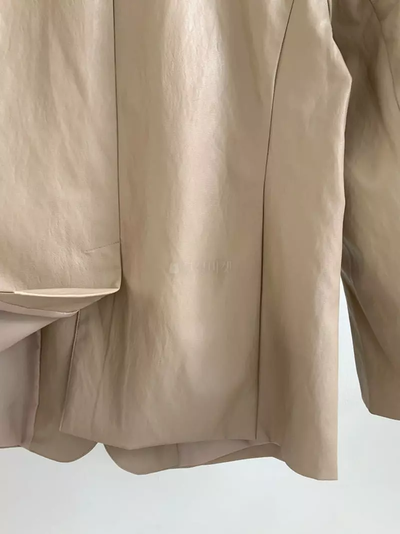 Ff - Korean Women Fashion - #womensfashion - Cale Leather Jacket - 5