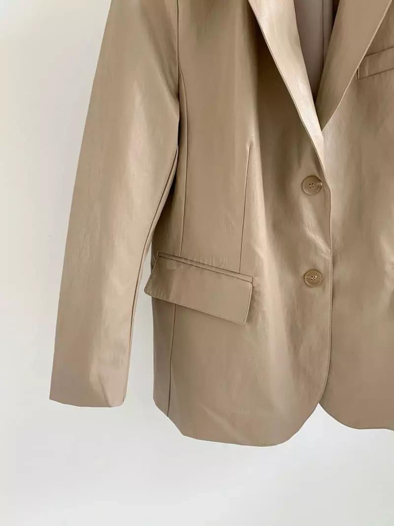 Ff - Korean Women Fashion - #womensfashion - Cale Leather Jacket - 7