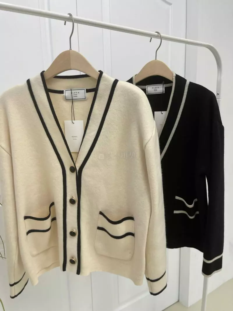 Fifty - Korean Women Fashion - #momslook - Color Cardigan - 9