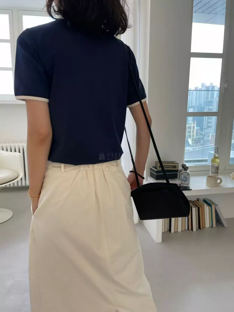 Fifty - Korean Women Fashion - #momslook - Color Tee - 2