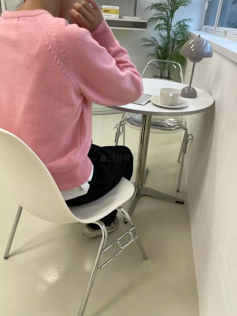 Fifty - Korean Women Fashion - #momslook - Color Knit Tee - 10