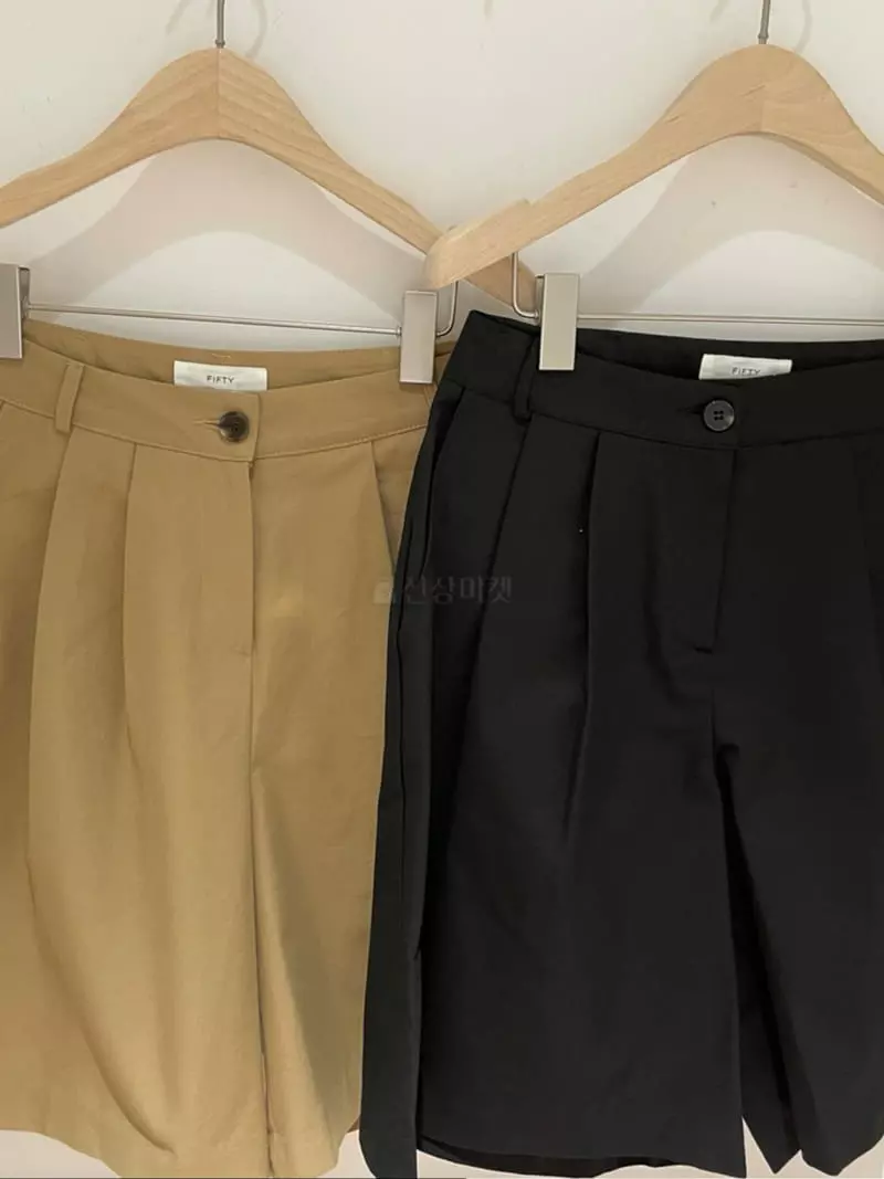 Fifty - Korean Women Fashion - #vintageinspired - Half Pants - 3