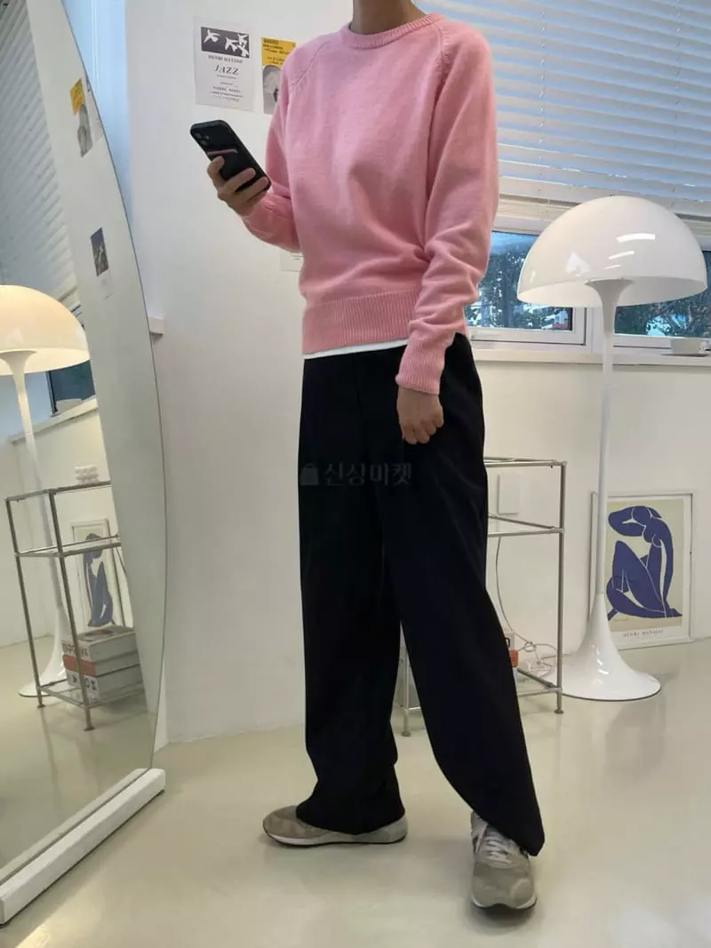 Fifty - Korean Women Fashion - #womensfashion - Color Knit Tee - 9