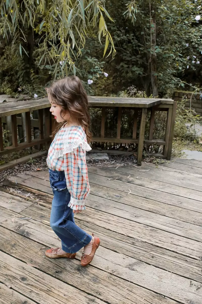 Flo - Korean Children Fashion - #discoveringself - Camel Blouse - 10