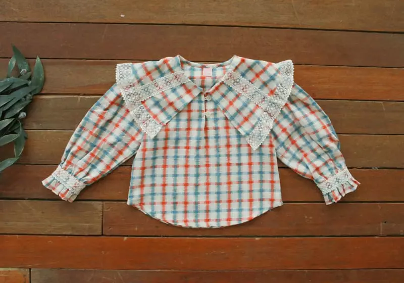 Flo - Korean Children Fashion - #magicofchildhood - Camel Blouse