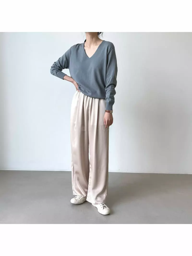 Floaty - Korean Women Fashion - #shopsmall - Satin Pants - 3