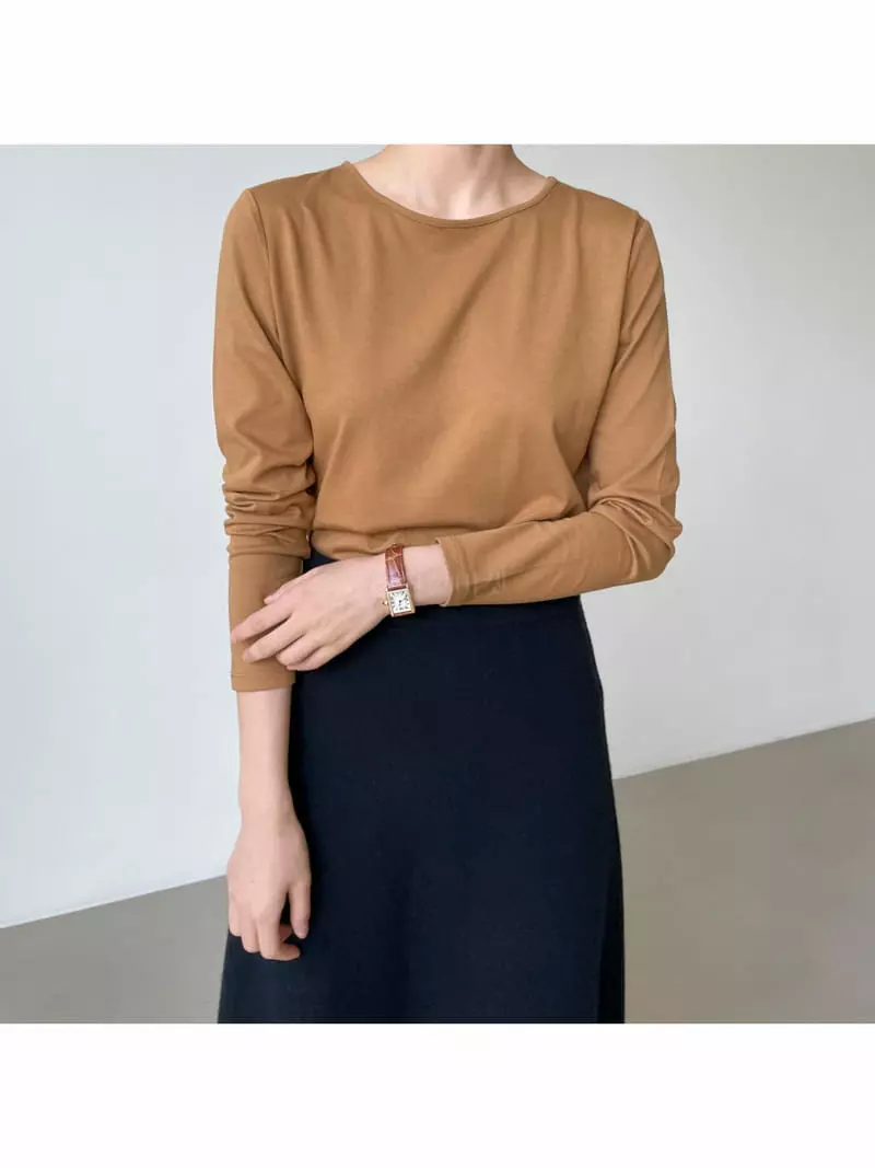 Floaty - Korean Women Fashion - #thelittlethings - Base Tee - 3