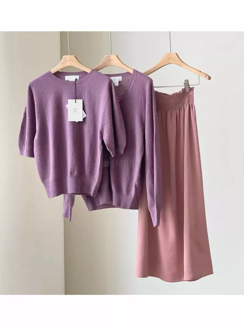 Floaty - Korean Women Fashion - #womensfashion - Whole Gament Curly Set