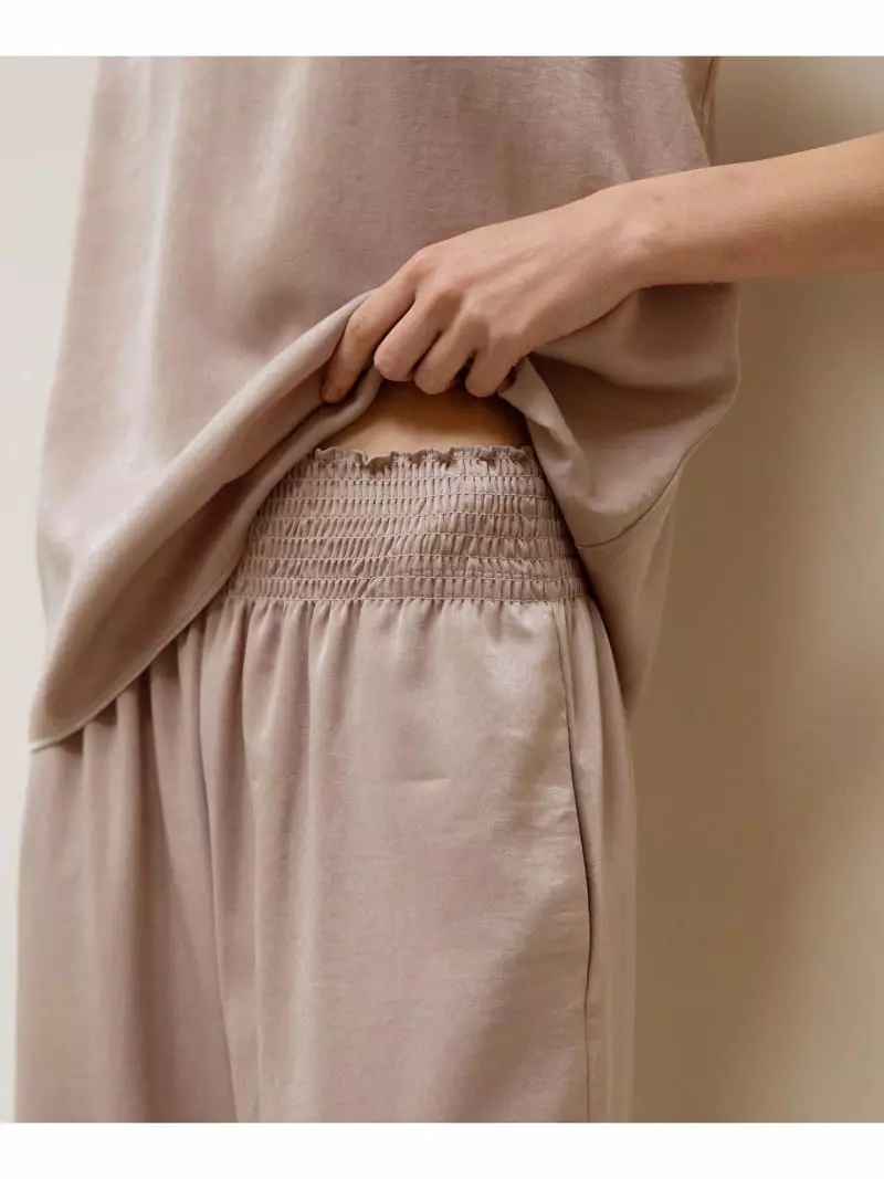 Floaty - Korean Women Fashion - #womensfashion - Mud Smocked Pants - 3