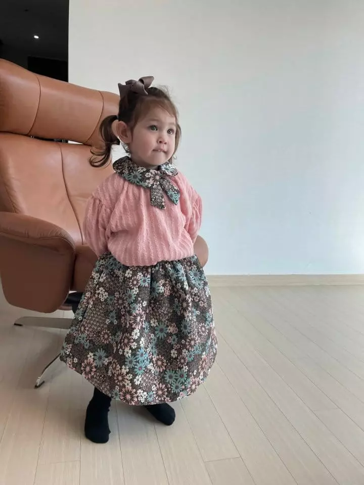 Flower J - Korean Children Fashion - #Kfashion4kids - Jacquard Collar - 8