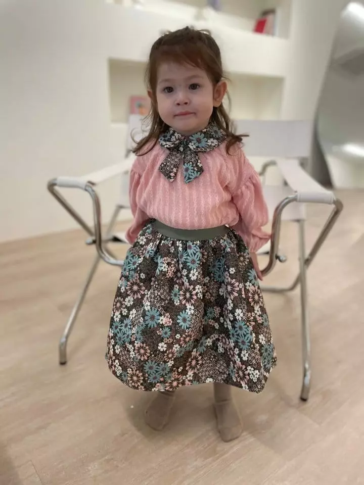 Flower J - Korean Children Fashion - #childofig - Jacquard Skirt - 12
