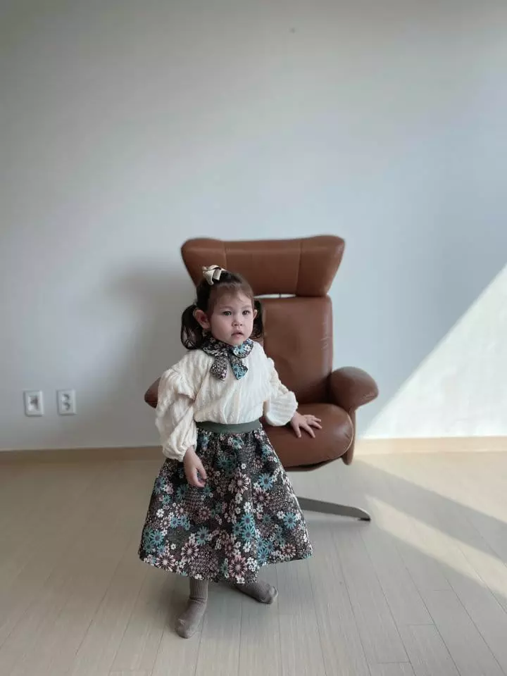 Flower J - Korean Children Fashion - #discoveringself - Jacquard Collar - 3