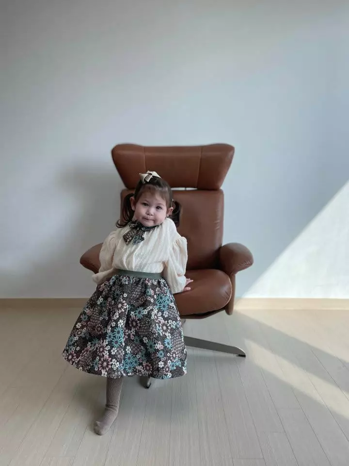 Flower J - Korean Children Fashion - #kidsstore - Jacquard Collar - 6