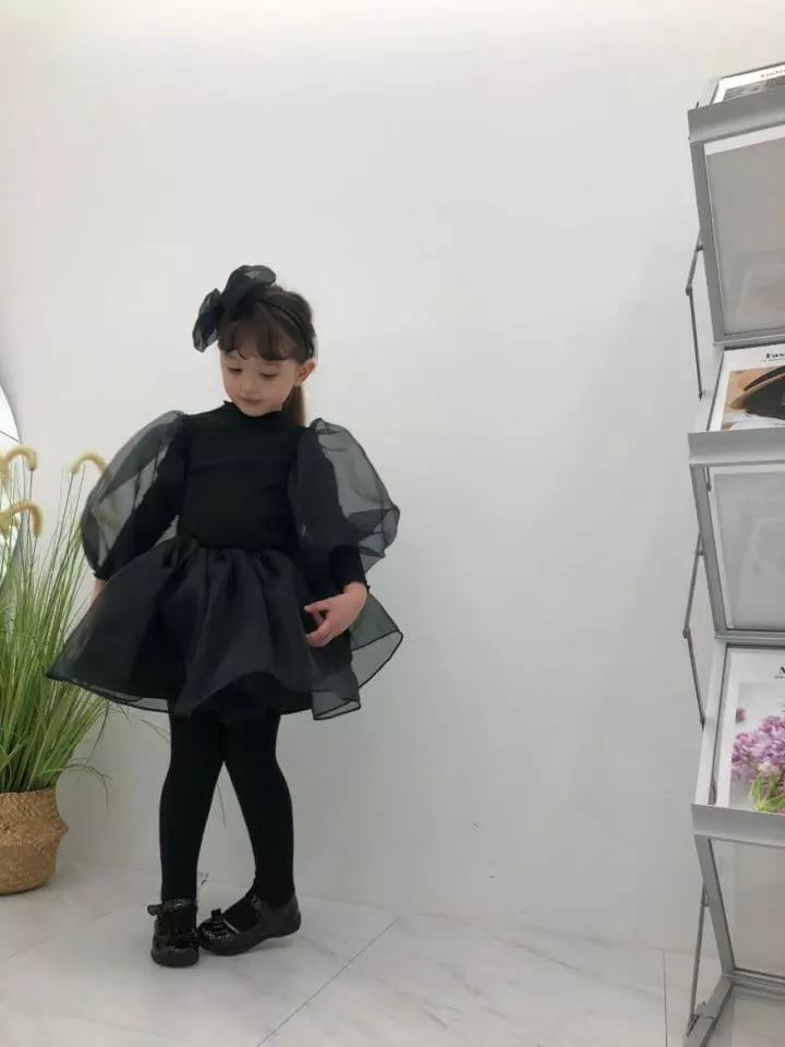 Flower J - Korean Children Fashion - #prettylittlegirls - Balloon Tee - 3