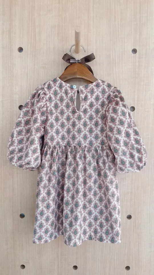 Flower J - Korean Children Fashion - #prettylittlegirls - Big Puff One-piece - 2