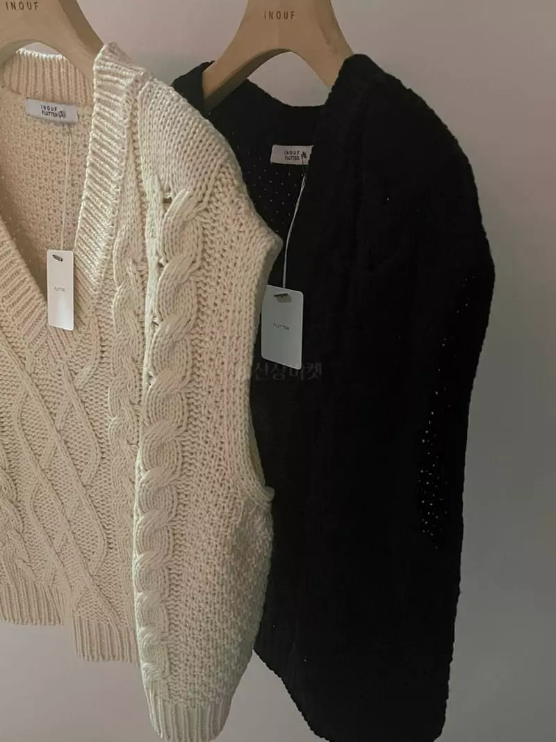 Flutter - Korean Women Fashion - #momslook - Scorn Twist Vest - 5
