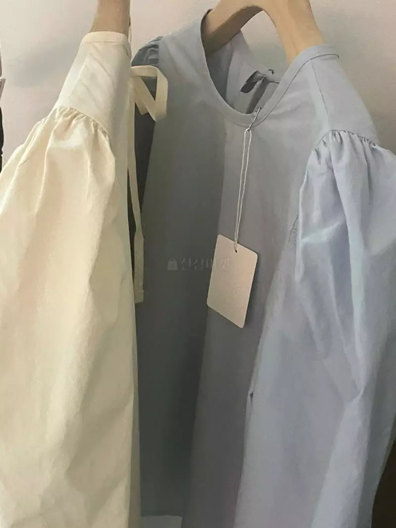 Flutter - Korean Women Fashion - #momslook - Margarine Puff Blouse - 2
