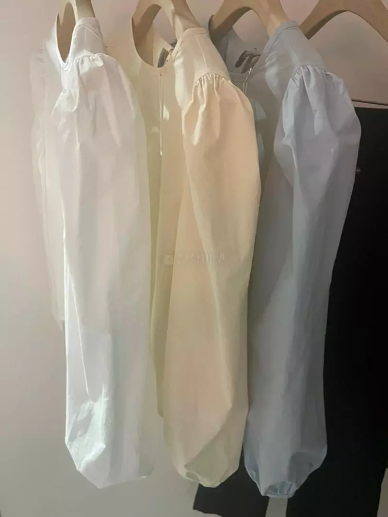 Flutter - Korean Women Fashion - #womensfashion - Margarine Puff Blouse - 4