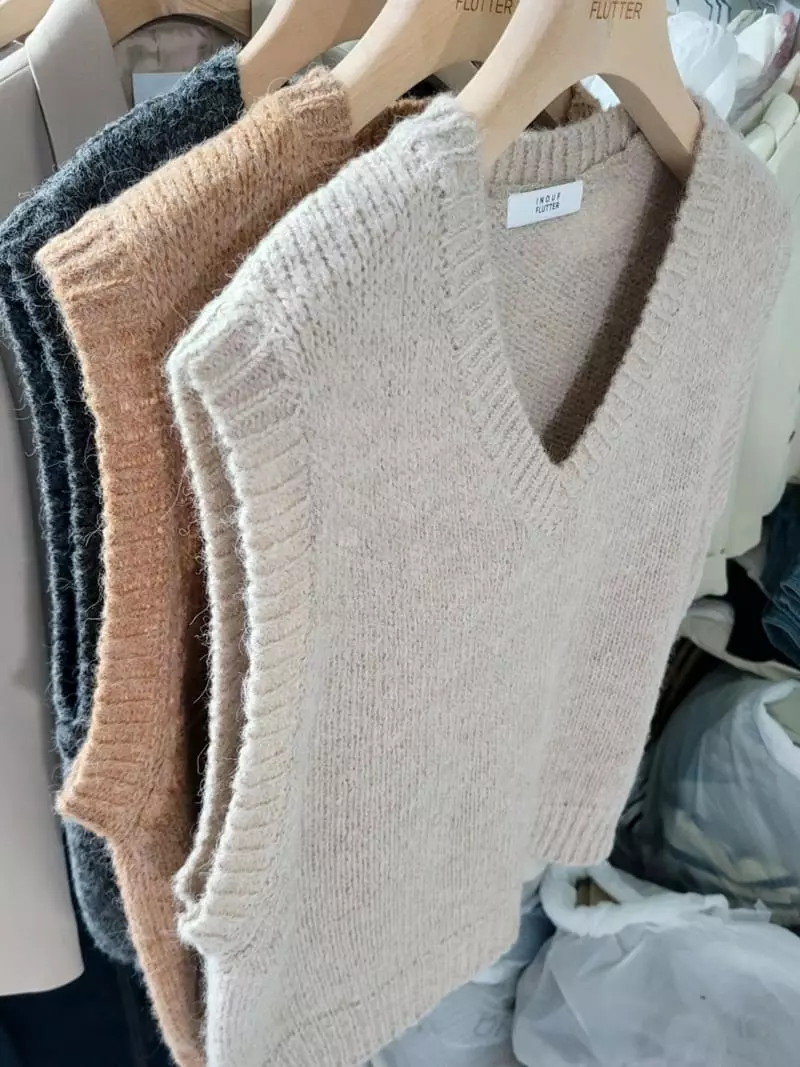 Flutter - Korean Women Fashion - #momslook - Alpaca Vest
