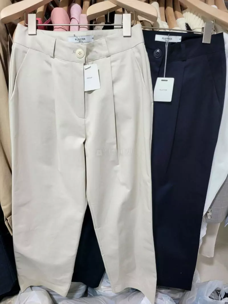 Flutter - Korean Women Fashion - #momslook - Standard Cotton Pants - 2