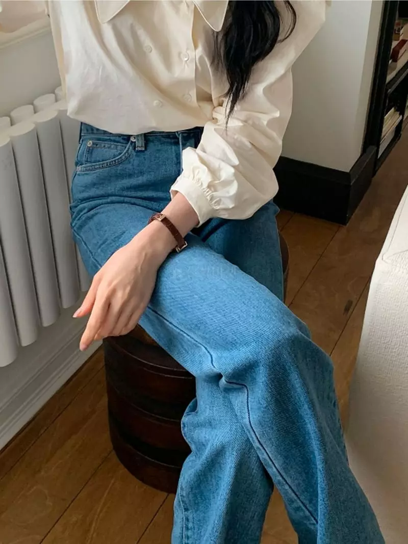 Flutter - Korean Women Fashion - #momslook - Bagle Jeans
