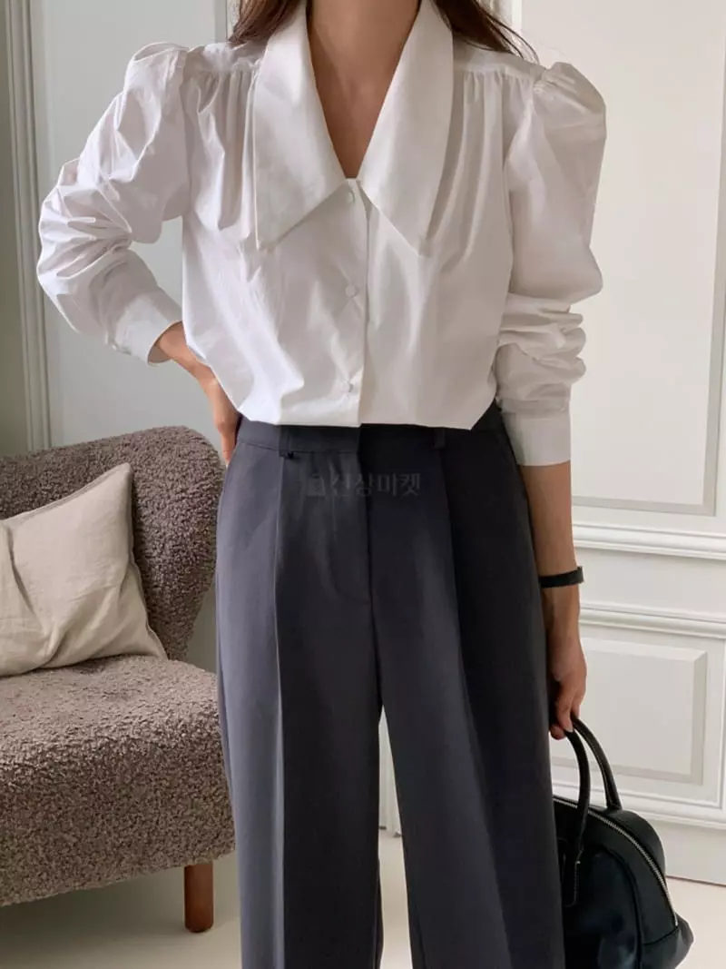 Flutter - Korean Women Fashion - #momslook - Milkt Blouse - 5