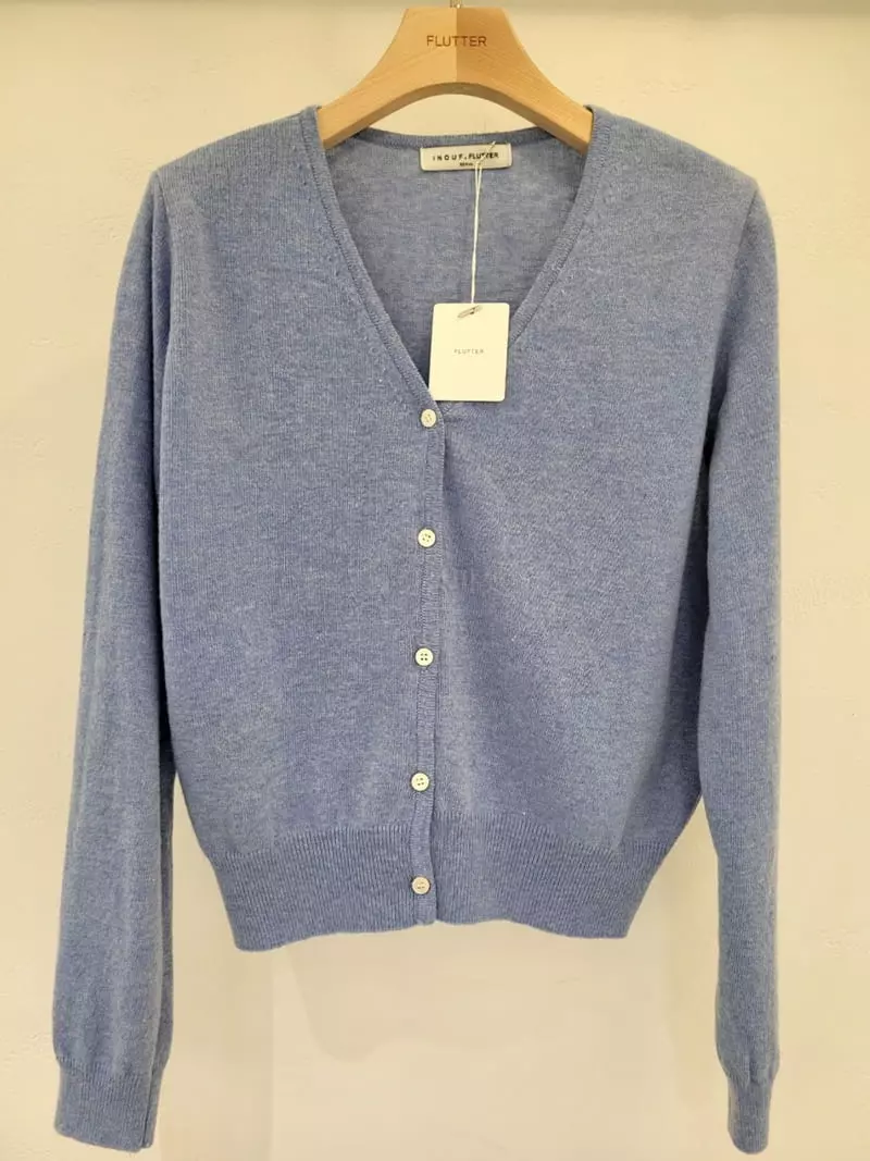 Flutter - Korean Women Fashion - #momslook - Marcaroon Cardigan - 3