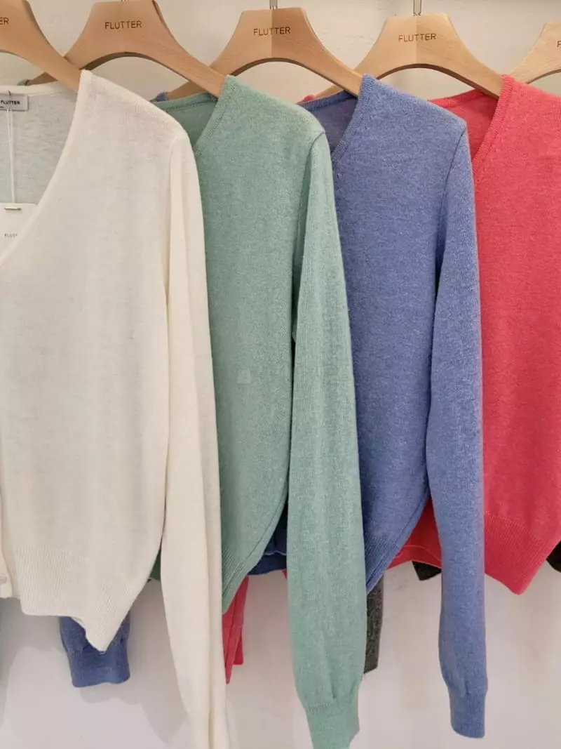 Flutter - Korean Women Fashion - #pursuepretty - Marcaroon Cardigan - 7