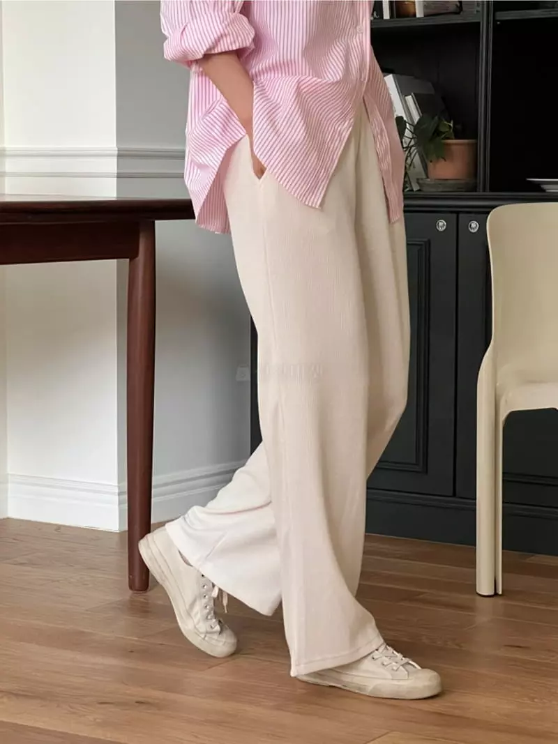 Flutter - Korean Women Fashion - #pursuepretty - Low Banding Pants