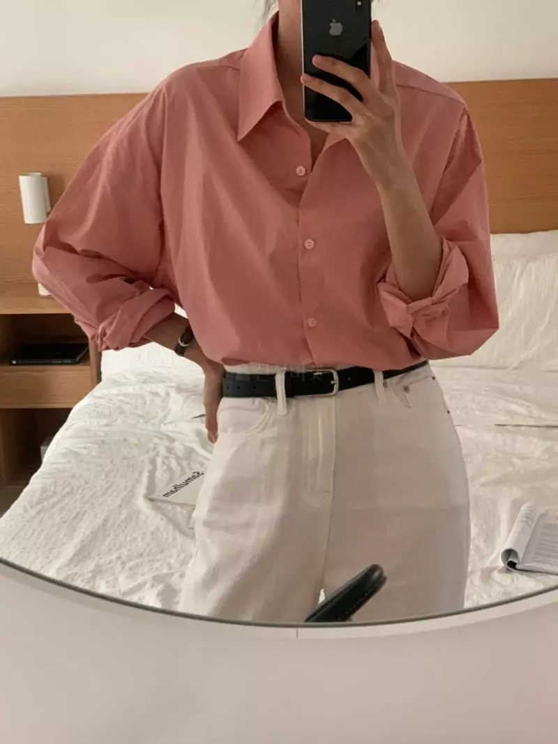 Flutter - Korean Women Fashion - #romanticstyle - Pound Shirt - 2