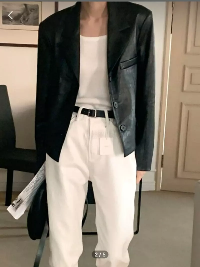 Flutter - Korean Women Fashion - #romanticstyle - Leather Jacket