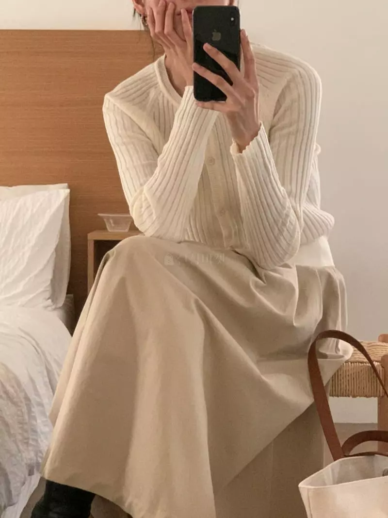 Flutter - Korean Women Fashion - #thelittlethings - Nuts Wrinkle Skirt - 3