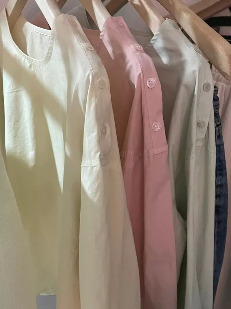 Flutter - Korean Women Fashion - #womensfashion - Slow Blouse - 2