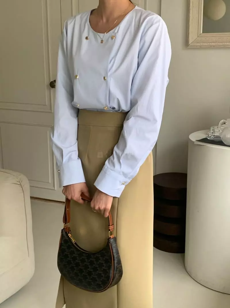 Flutter - Korean Women Fashion - #womensfashion - Shellin Blouse - 2