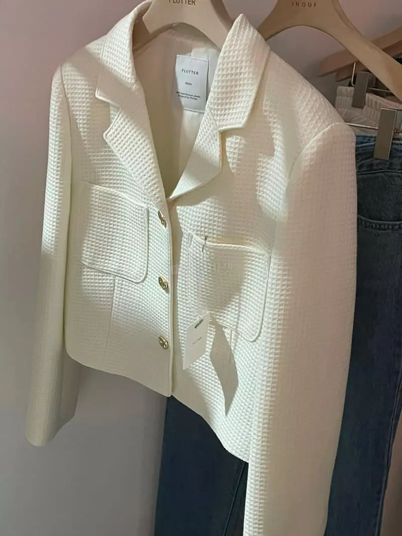 Flutter - Korean Women Fashion - #womensfashion - Bern Twid Jacket - 3
