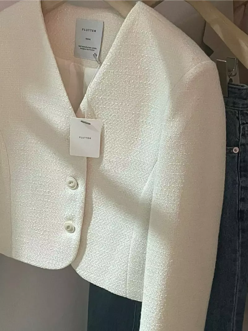 Flutter - Korean Women Fashion - #womensfashion - Minu Twid Jacket - 2