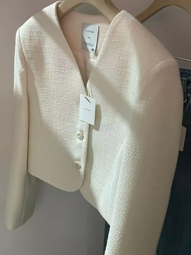 Flutter - Korean Women Fashion - #womensfashion - Minu Twid Jacket - 6