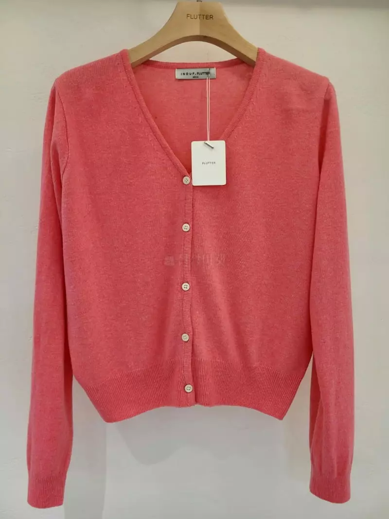 Flutter - Korean Women Fashion - #momslook - Marcaroon Cardigan - 4