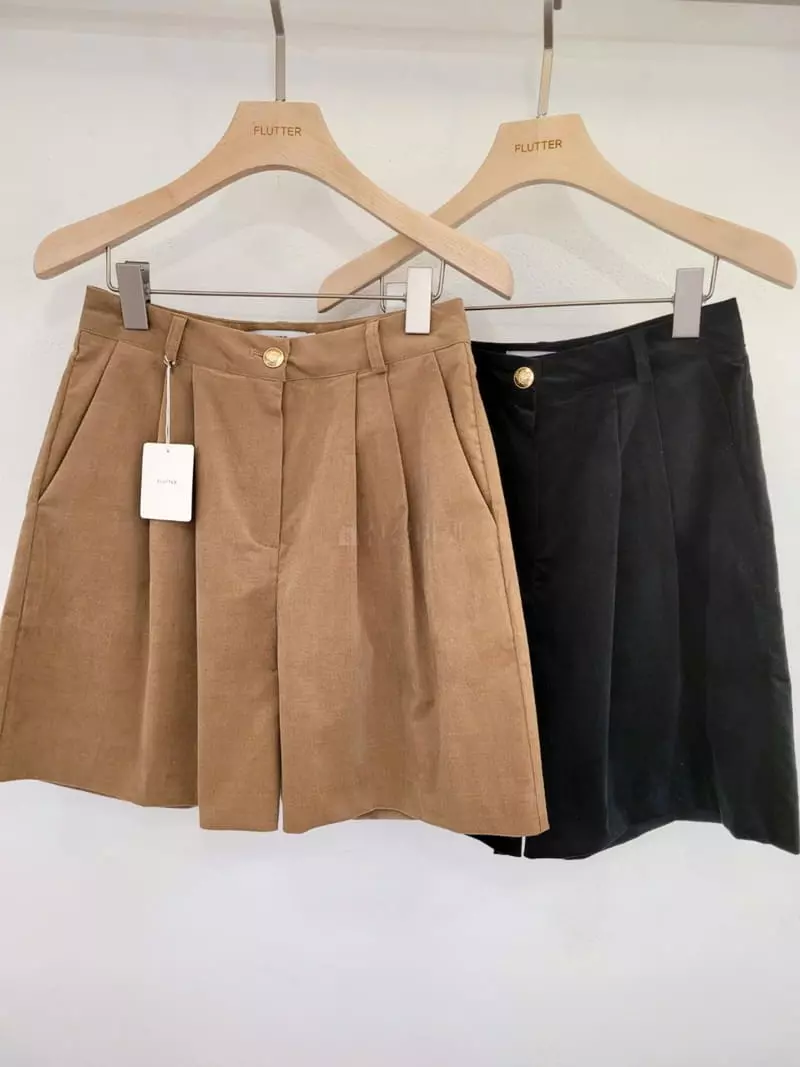 Flutter - Korean Women Fashion - #momslook - Rib SHOrts - 4