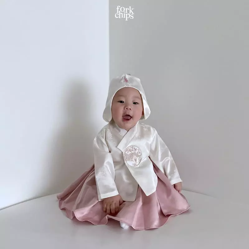 Fork Chips - Korean Baby Fashion - #babyboutique - New Girl Hanbok - 11