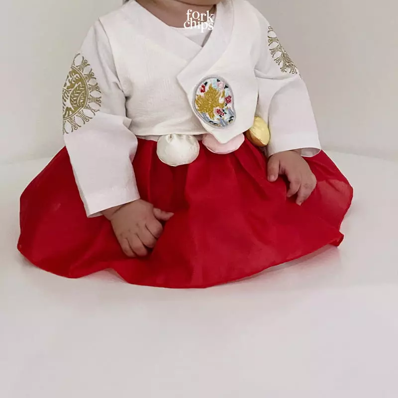 Fork Chips - Korean Baby Fashion - #babyboutique - Yeonji Gonji Hanbok - 10