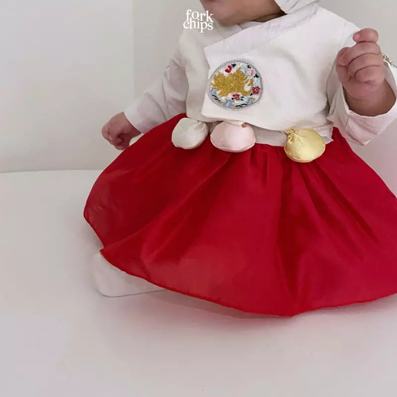 Fork Chips - Korean Baby Fashion - #babyboutique - Yeonji Gonji Hanbok - 9