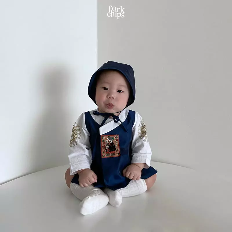 Fork Chips - Korean Baby Fashion - #babyboutiqueclothing - Yeonji Gonji Hanbok - 11