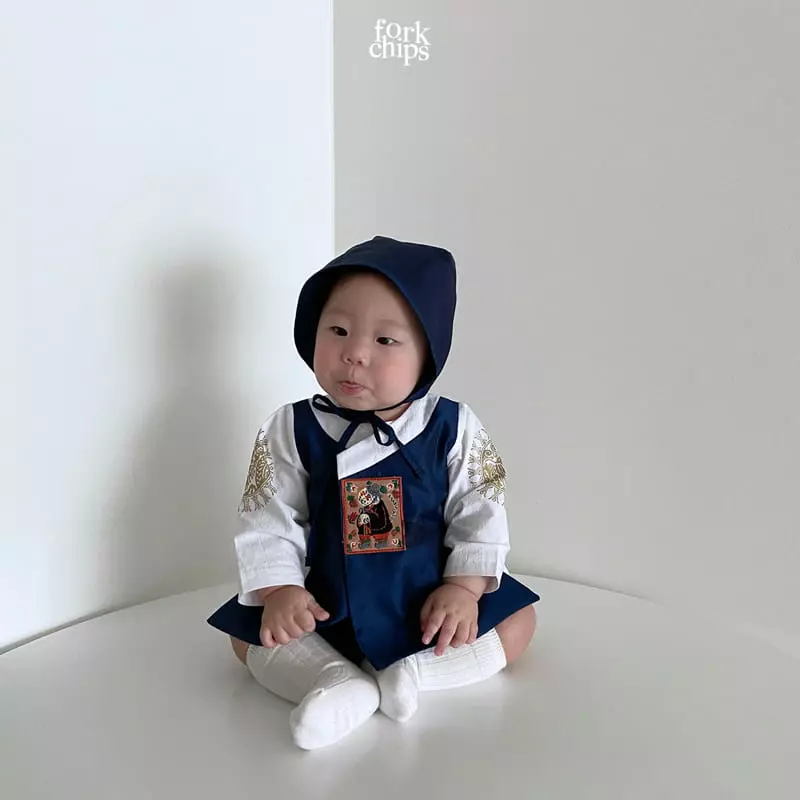 Fork Chips - Korean Baby Fashion - #babyclothing - Yeonji Gonji Hanbok - 12