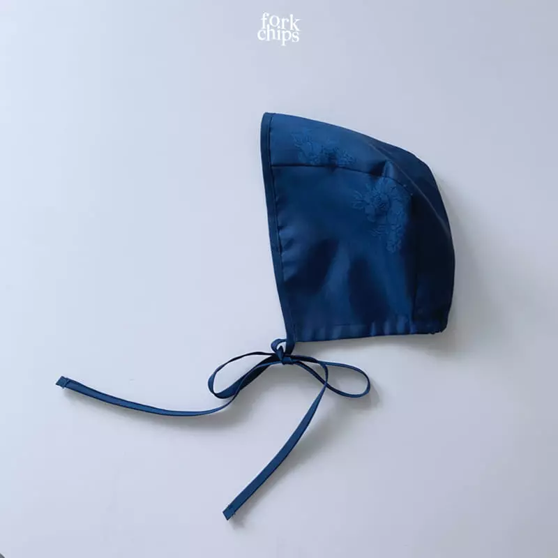 Fork Chips - Korean Baby Fashion - #babyoutfit - Gonji Tranditional Bonnet