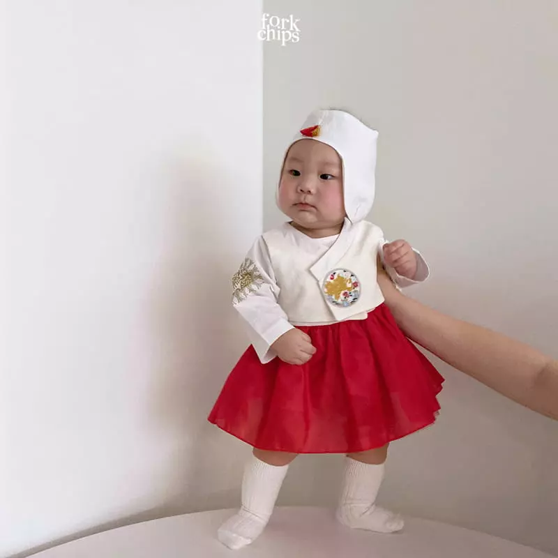 Fork Chips - Korean Baby Fashion - #onlinebabyshop - Yeonji Gonji Hanbok - 8
