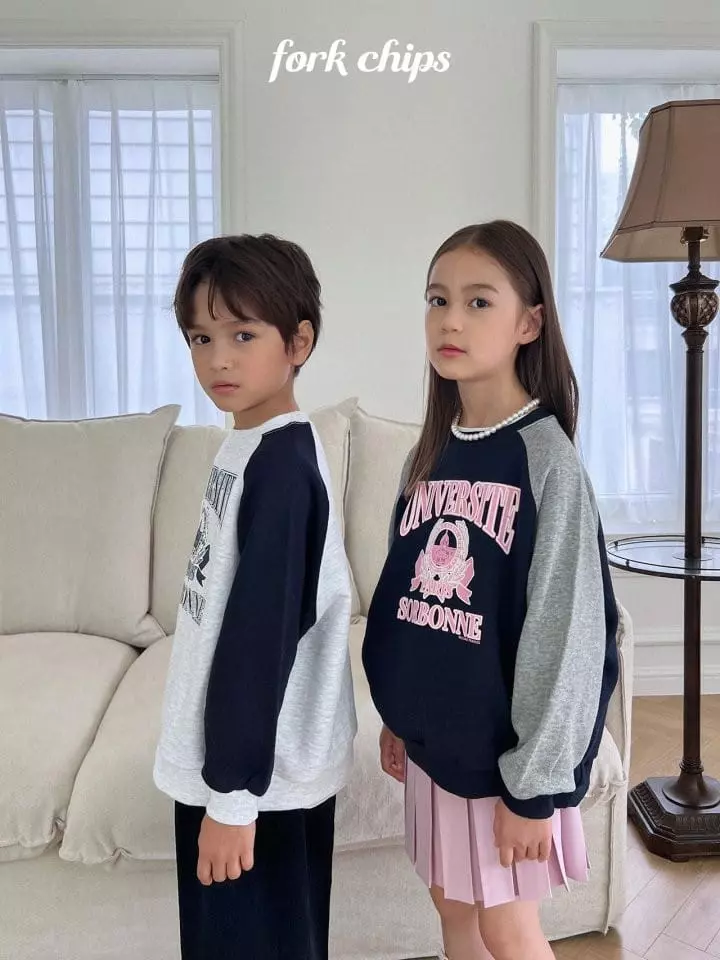 Fork Chips - Korean Children Fashion - #kidzfashiontrend - Paris Raglan Sweatshirt - 4